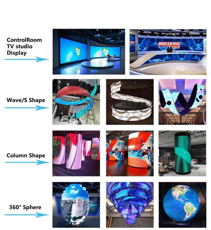 インテリアデザイン 家庭やオフィスや公共スペースに現代的な触覚を加えるためのクリエイティブなLEDディスプレイスクリーン 6