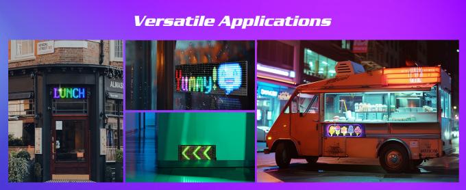 プログラム可能なLEDサイン,15'x4' プリメイドアニメーション&カスタマイズ可能なテキスト LEDカーサイン,Bluetooth APP制御スクロールLEDサイン,カスタム,グラフィティ 2