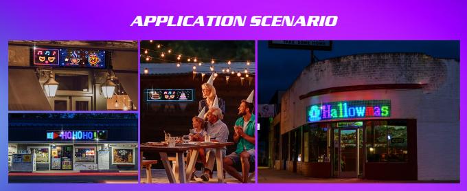 プログラム可能なLEDサイン,15'x4' プリメイドアニメーション&カスタマイズ可能なテキスト LEDカーサイン,Bluetooth APP制御スクロールLEDサイン,カスタム,グラフィティ 5