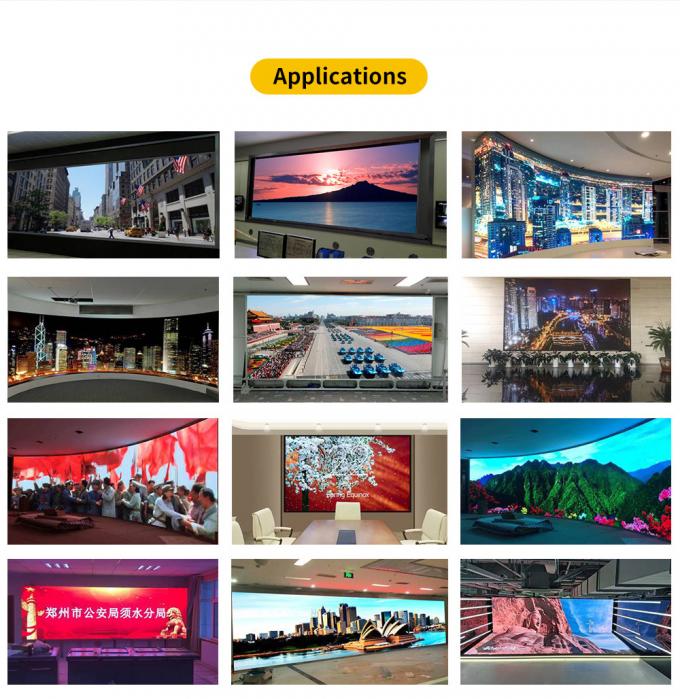COB 室内LEDスクリーン P0.6 P0.78 P0.93 P1.25 P1.56 4K 8Kパネル 室内ビデオ壁の設置と設置のための高画質LEDディスプレイ 12