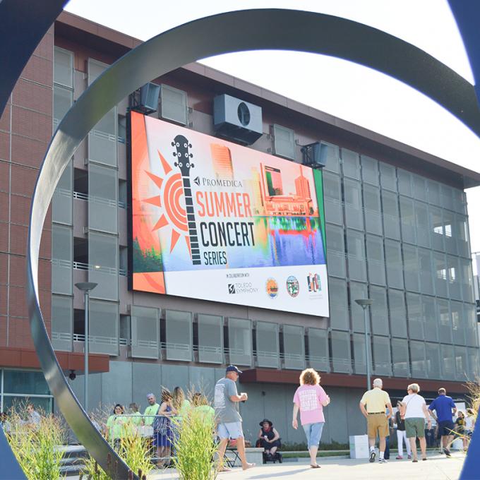 屋外SMDLEDディスプレイ HDフルカラー P4 P5 P6 P8 P10LEDビデオ壁画面 0