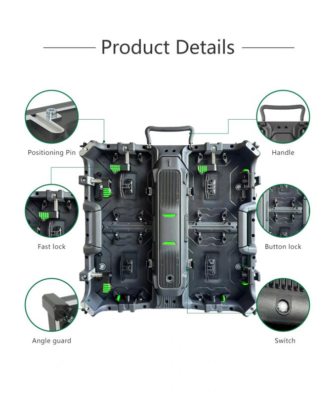 高性能LEDビデオ壁スクリーン付きのレンタルLEDスクリーン P2.5 P3 P4 P5 P6 室内・室外LEDディスプレイスクリーン 3