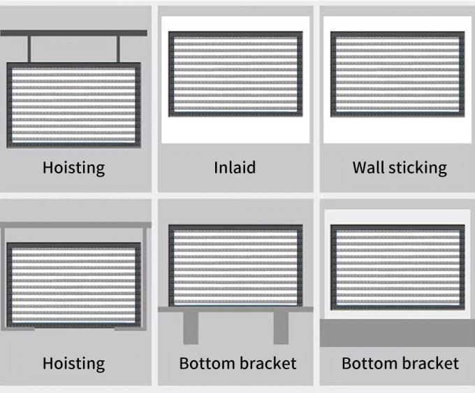 3.91-7.82mm ピクセルピッチ透明LEDディスプレイ 5-100mの視距離で75%の透明性 9
