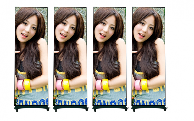 HD可動式LEDポスターディスプレイ画面 屋内屋外フロアスタンディング P1.8 P2 折りたたみ式LEDポスター画面 P2.5 LEDスクリーンポスター 2