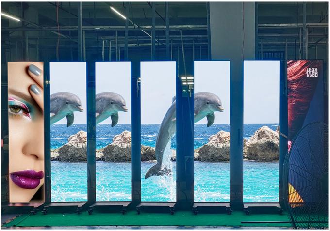 HD可動式LEDポスターディスプレイ画面 屋内屋外フロアスタンディング P1.8 P2 折りたたみ式LEDポスター画面 P2.5 LEDスクリーンポスター 9