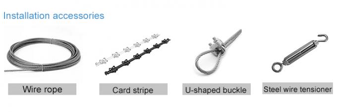 柔軟なLEDカーテンディスプレイ ネットワークスクリーン メディアファサード用Pixel LED Dot Light LED Meshスクリーン 2