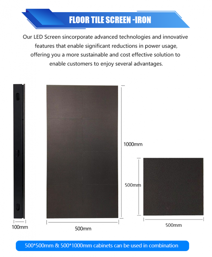 3DステージダンスフロアパネルディスプレイインタラクティブLEDフロアタイルスクリーン P2.6 P2.97 P3.91 LEDスクリーン 7