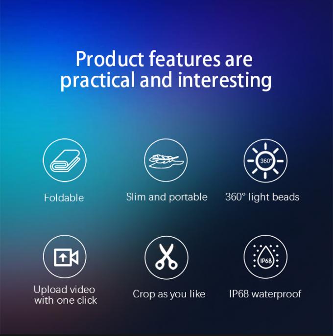 ドローンマジックカーペットスクリーンLEDフィルムスクリーン付きフライングLEDディスプレイ、屋外広告用カスタマイズ可能、充電式 1