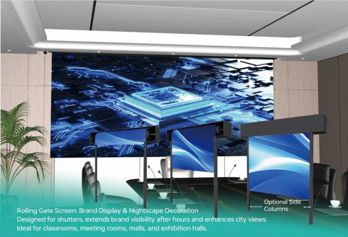 GOB ロール可能 LED ディスプレイ LED ウォール LED パネル LED サイン LED ビルボード LED スクリーン 2