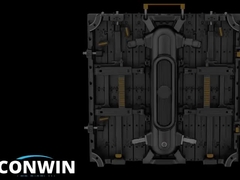 屋外のレンタルLED表示