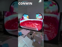 柔らかい曲がったLEDスクリーンパネル 柔軟性 室内用 240X120mm フロントサービス