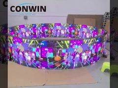 パーソナライズできるソフトLEDスクリーン テレビディスプレイP3 インダース 柔軟なLEDパネル セキシースクリーン 価格